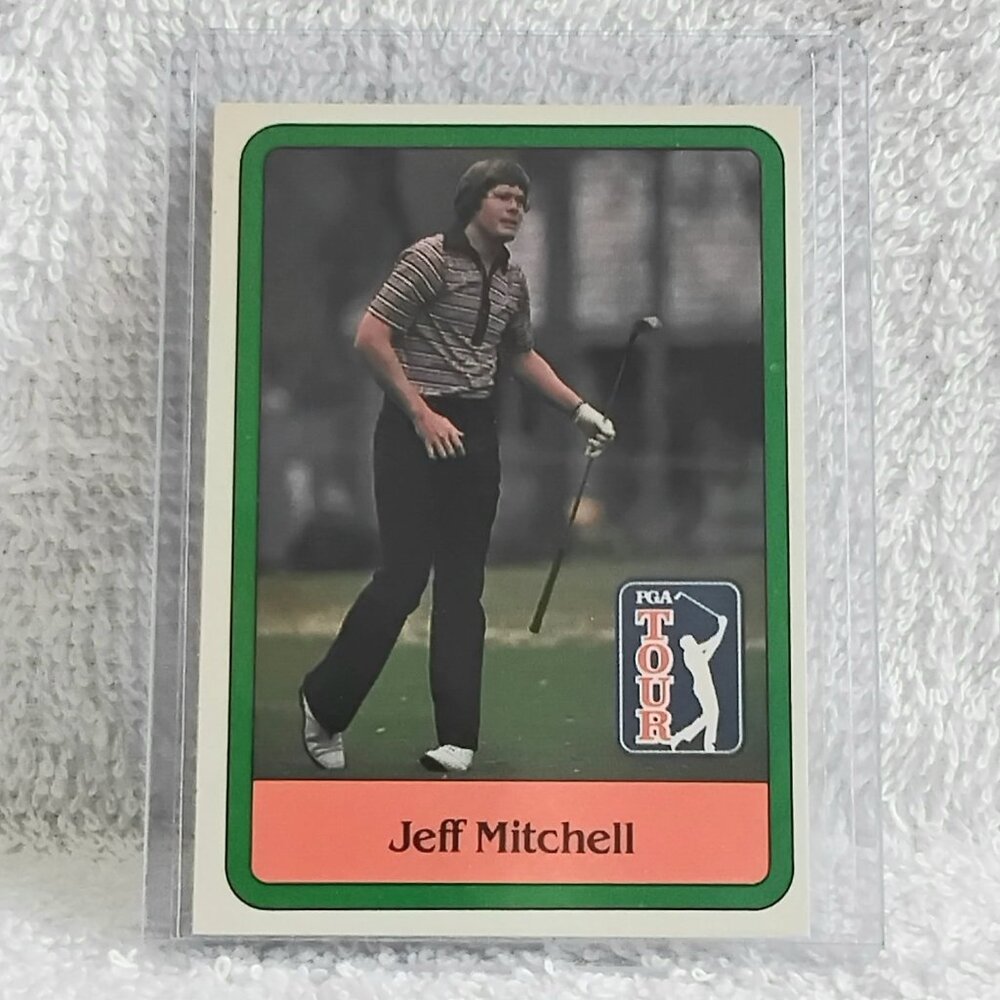 5/$20 E/NM 1981 Donruss Golf Inaugural Jeff Mitchell PGA Tour Card 37!!